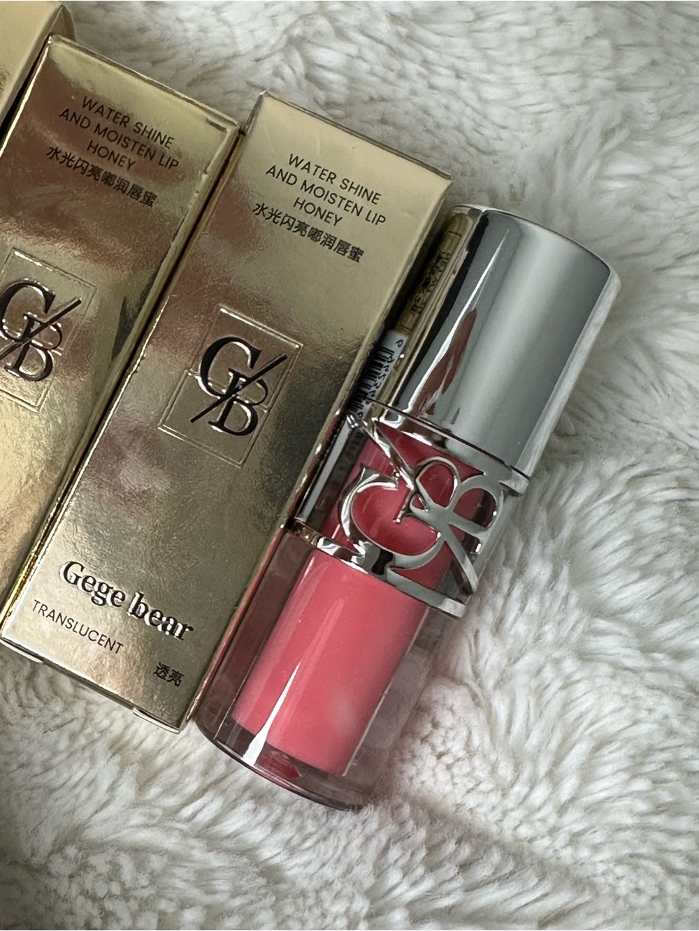 Water Shine and Moisten Lip - Pink Translucent